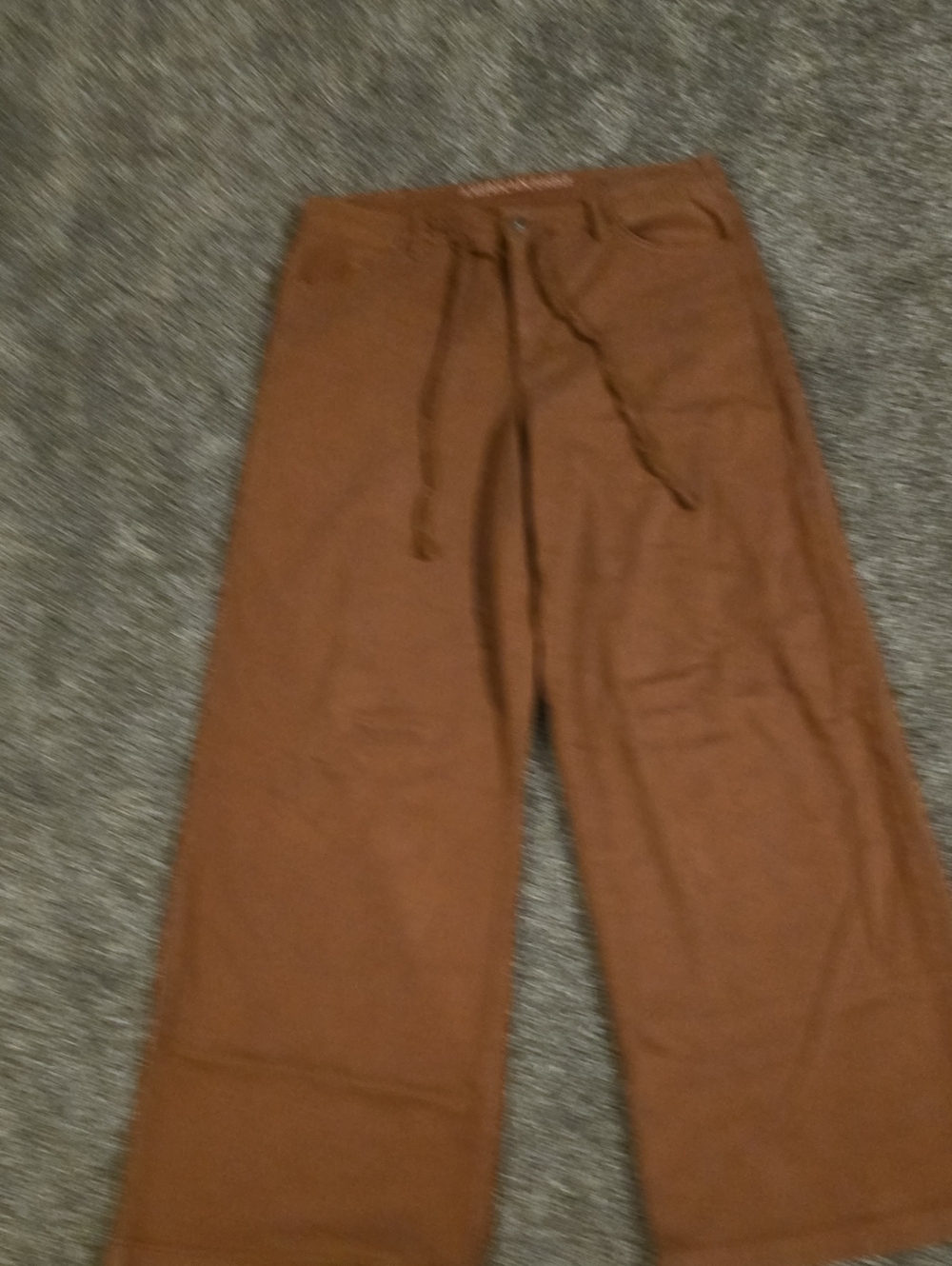 American Eagle Outfitters Women's Wide-Leg Boot Cut Pants - Brown
